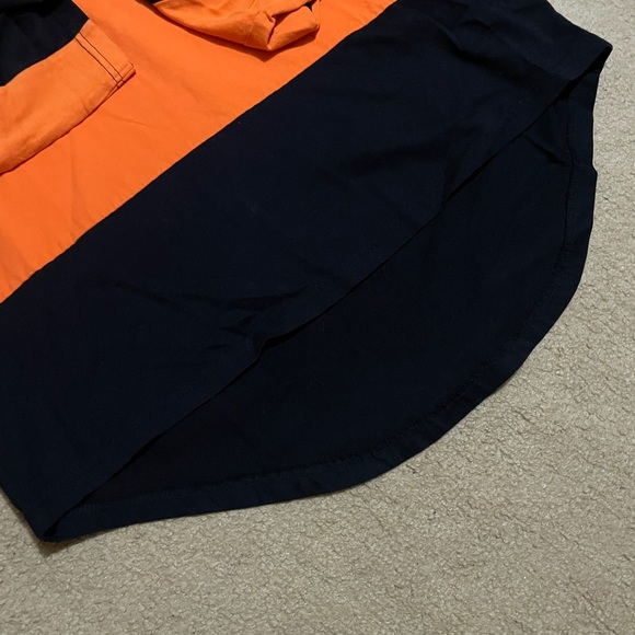 Men’s black/orange long sleeve shirt - Picture 4 of 4